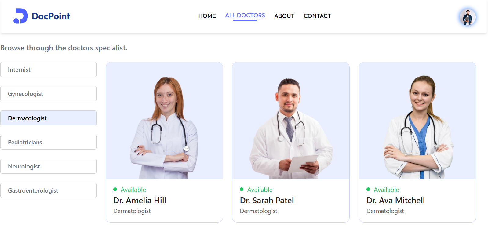 DocPoint – Medical Appointment Platform 2