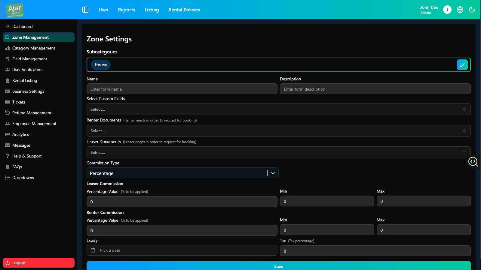 Ajar – Enterprise Rental Ecosystem 2