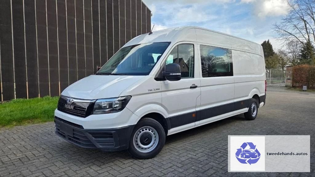 MAN TGE van 2020, dubbele cab, automaat