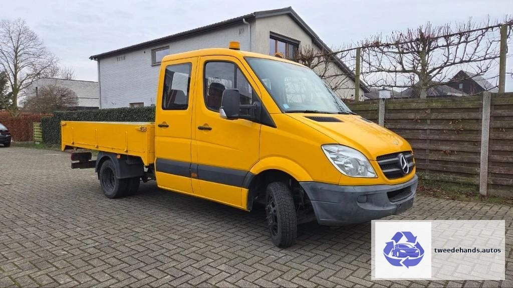 Mercedes Benz Sprinter 516 Open Laadbak, Dub Cabine van 2013