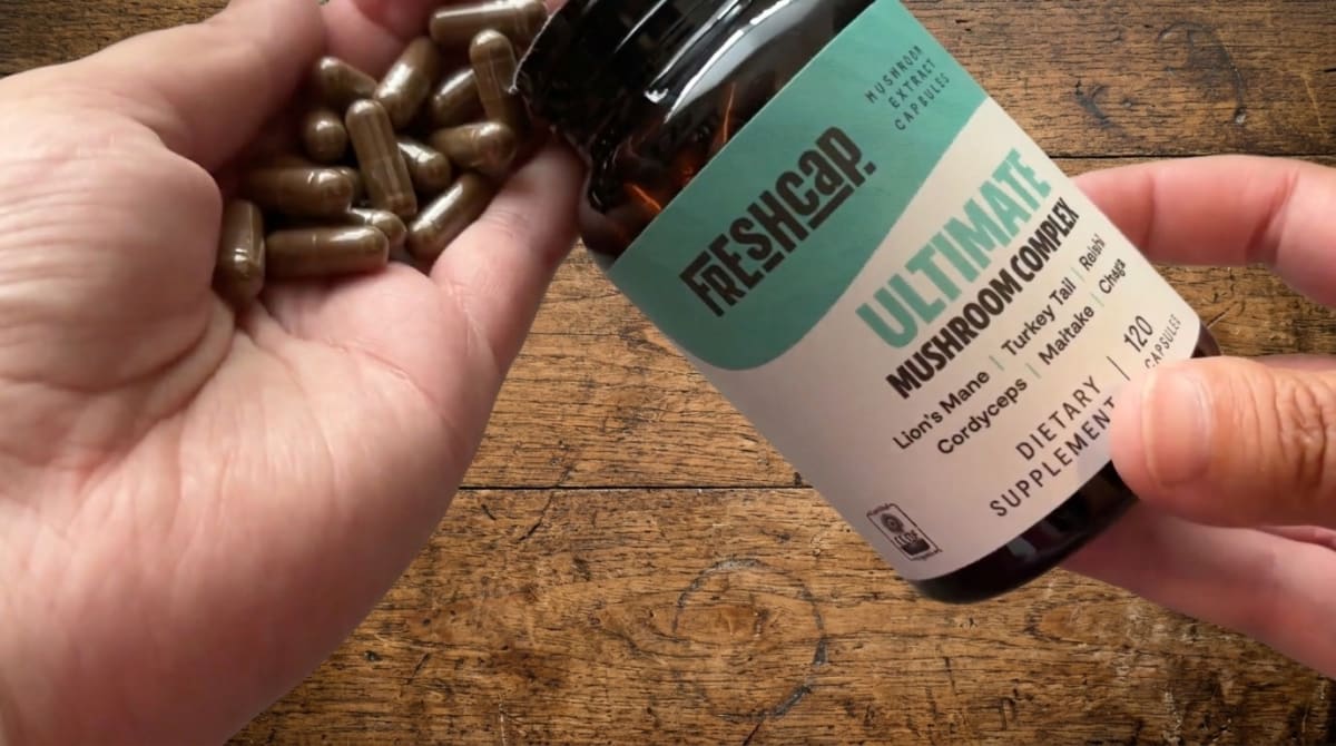 FreshCap Mushrooms Premium Organic capsules