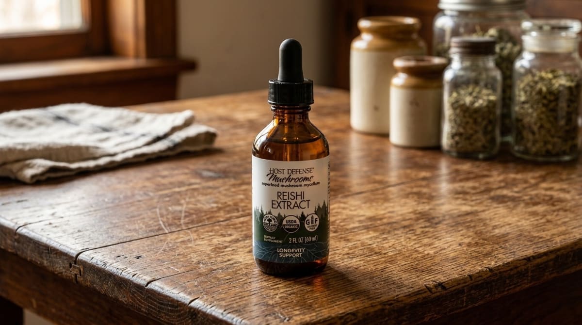 Host Defense Reishi Extract bottle