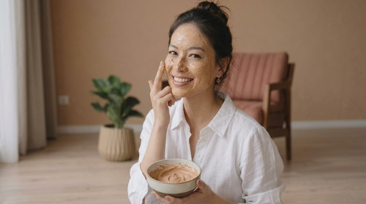 Tremella mushroom extract powder being whisked into a cup of hot coffee with a handheld frother