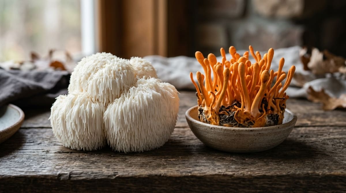 Lion's Mane and Cordyceps Together (The Ultimate Focus Stack)