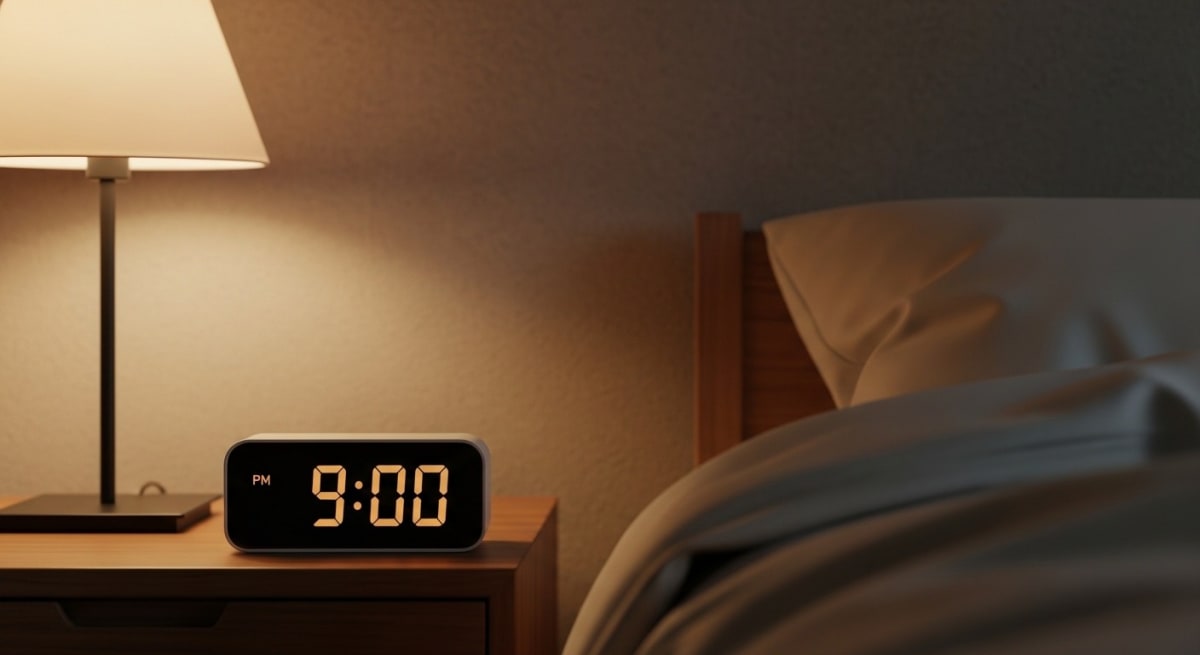 Reishi mushroom extract powder in a cup with evening tea setup