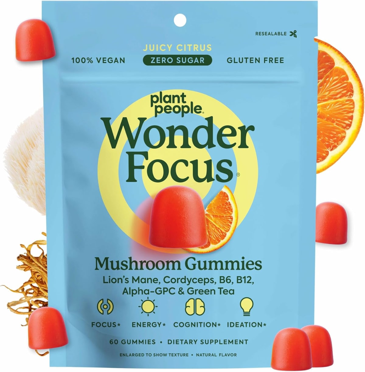 Plant People WonderFocus Gummies