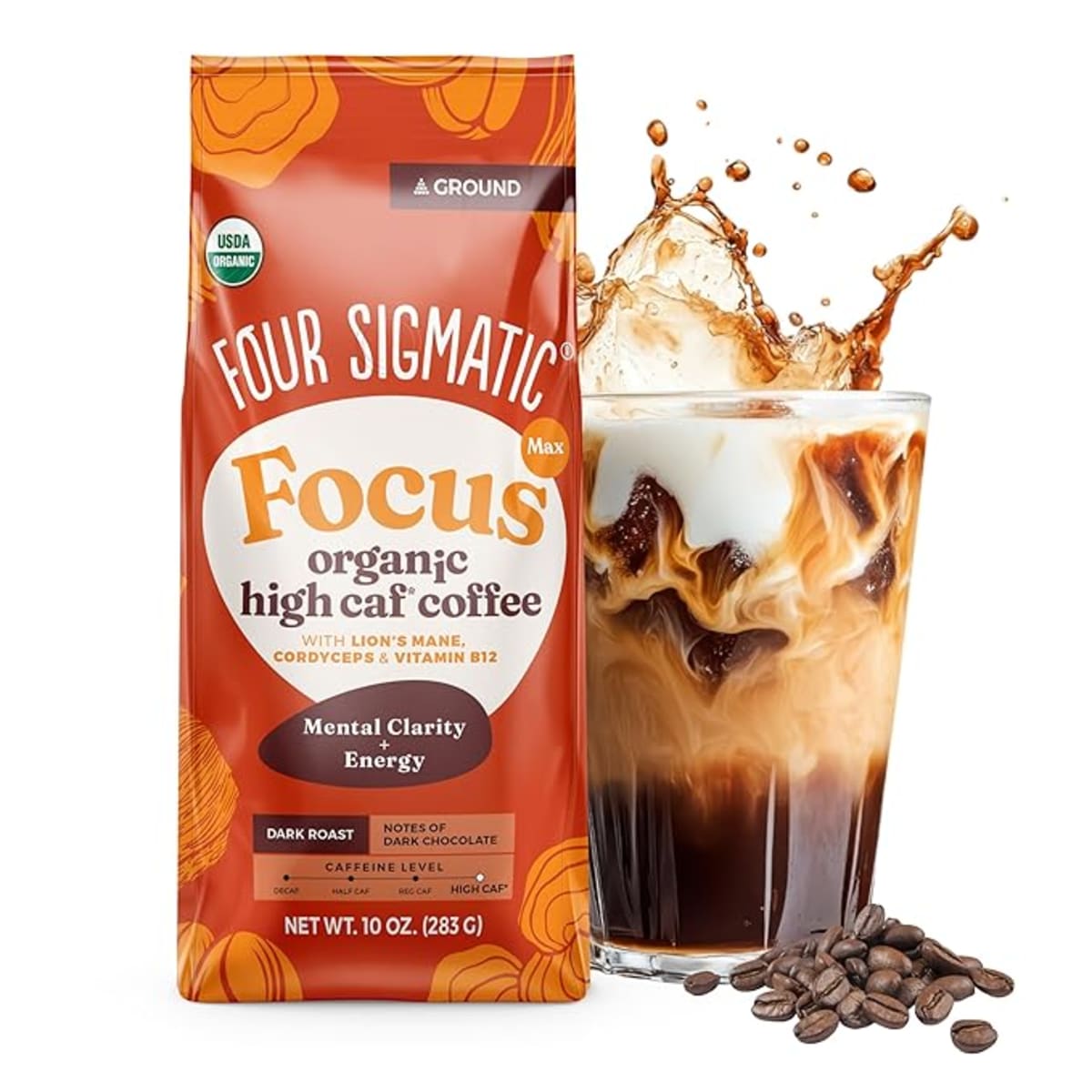 Four Sigmatic High Caffeine Coffee with Cordyceps