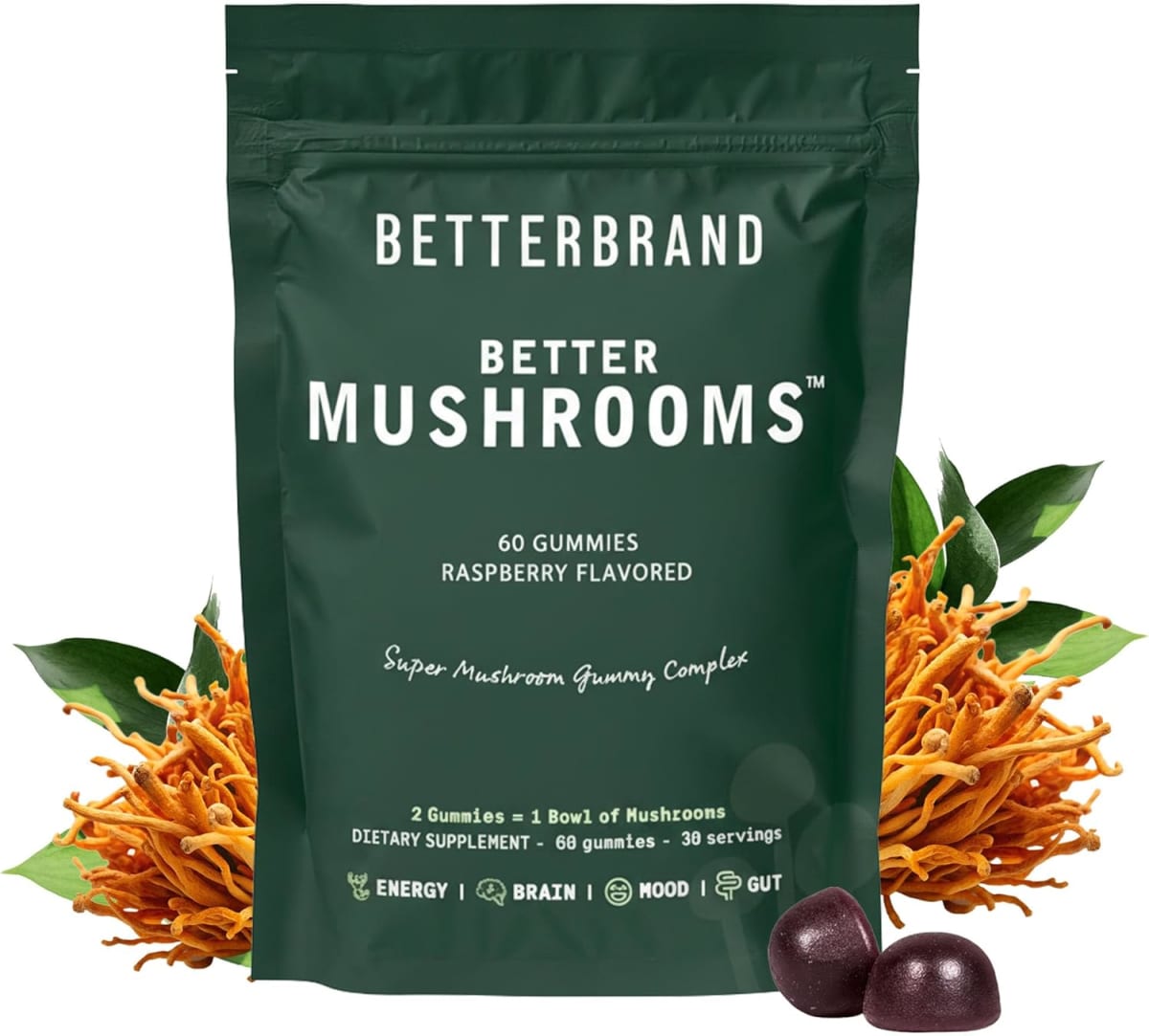 Betterbrand BetterMushrooms Nootropic Gummies