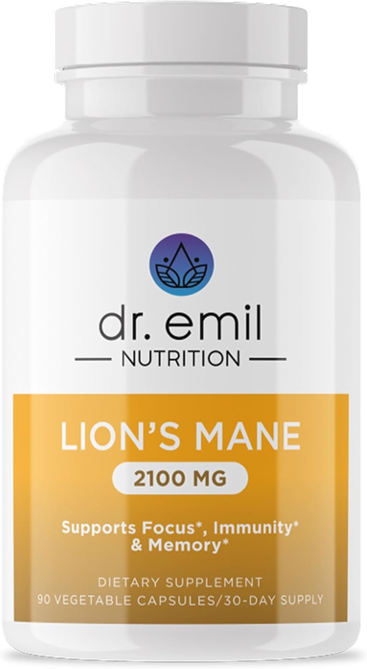 DR. EMIL NUTRITION Lions Mane Supplement Capsules