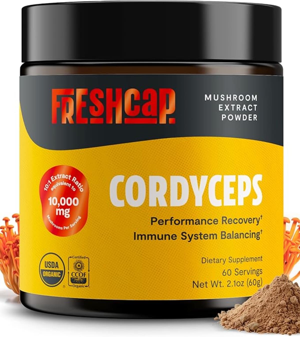 FreshCap Cordyceps Mushrooms Powder