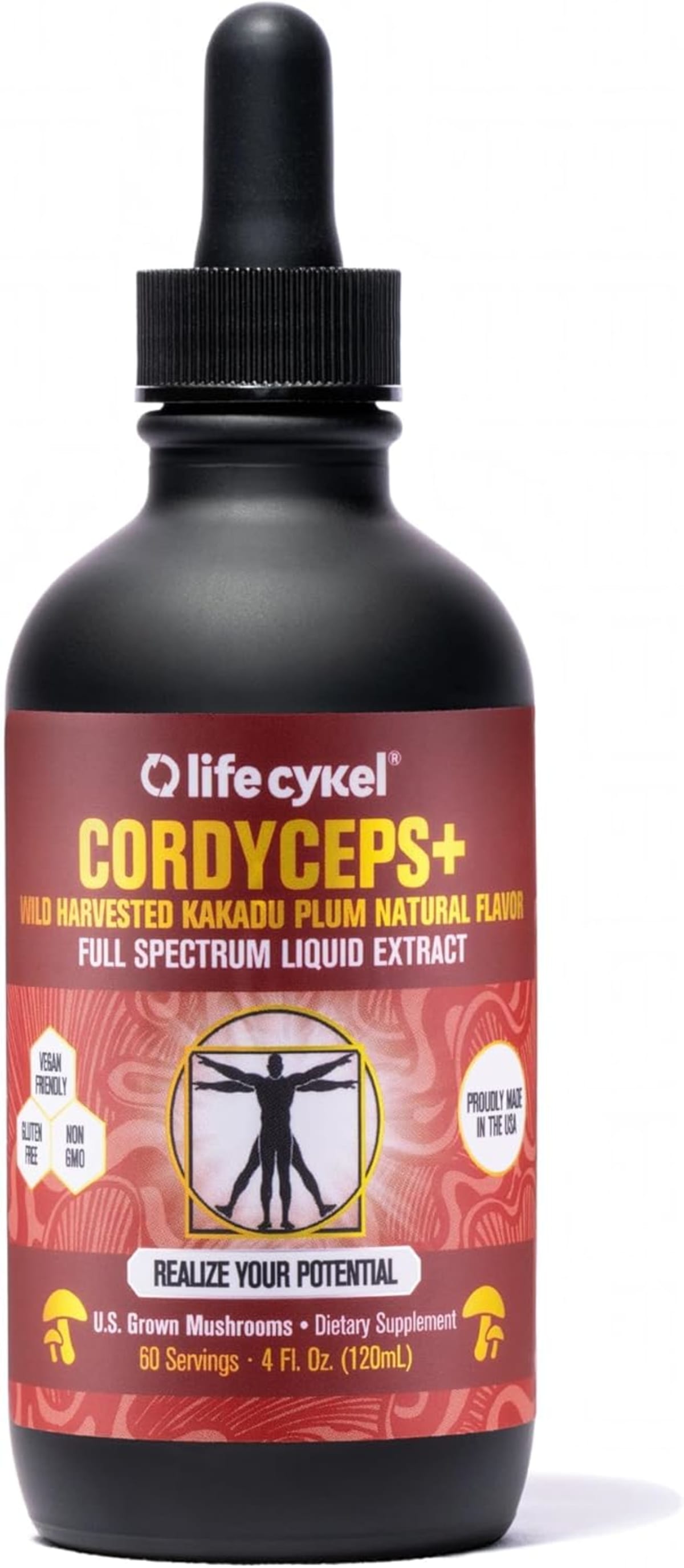 Life Cykel Cordyceps Mushroom Extract Tincture