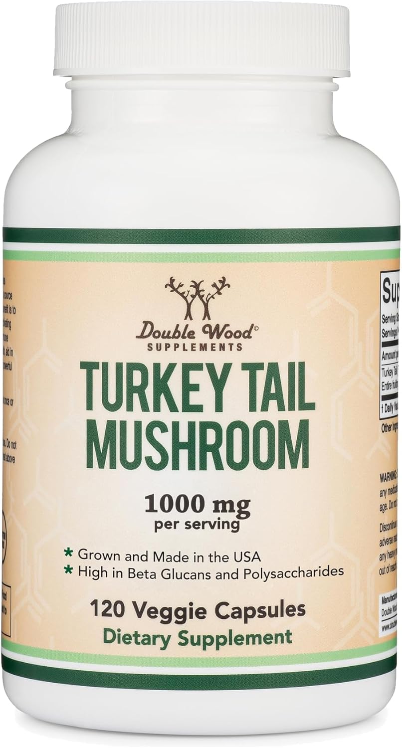 Double Wood Turkey Tail Mushroom Supplement