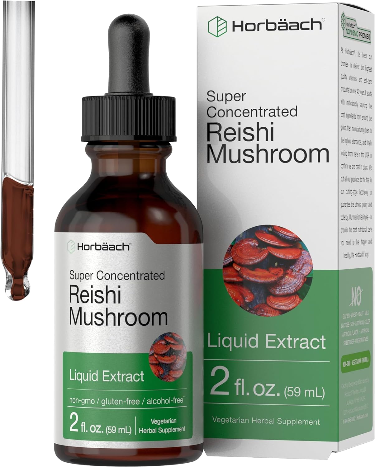 Horbäach Reishi Mushroom Extract Tincture