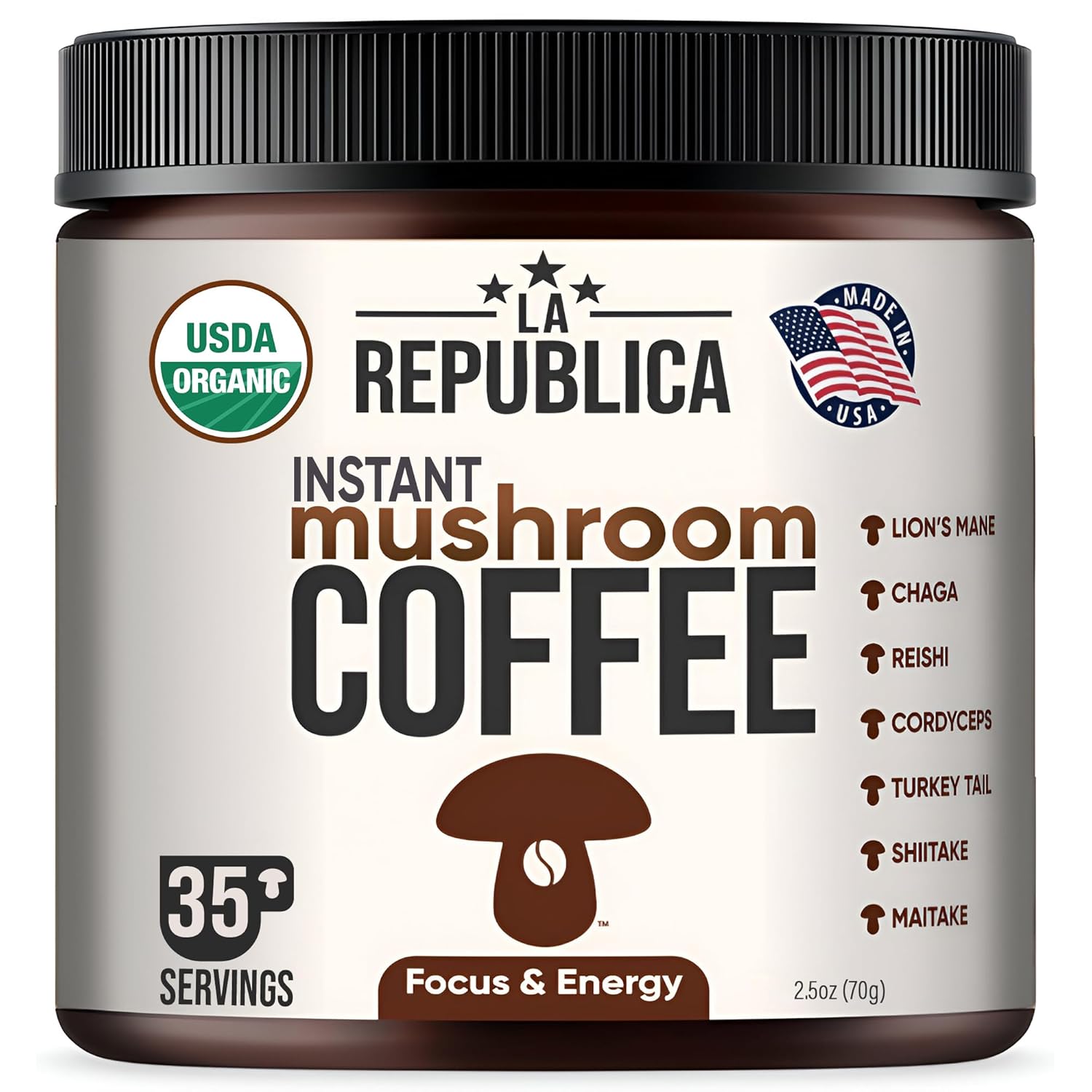 La Republica Instant Mushroom Coffee