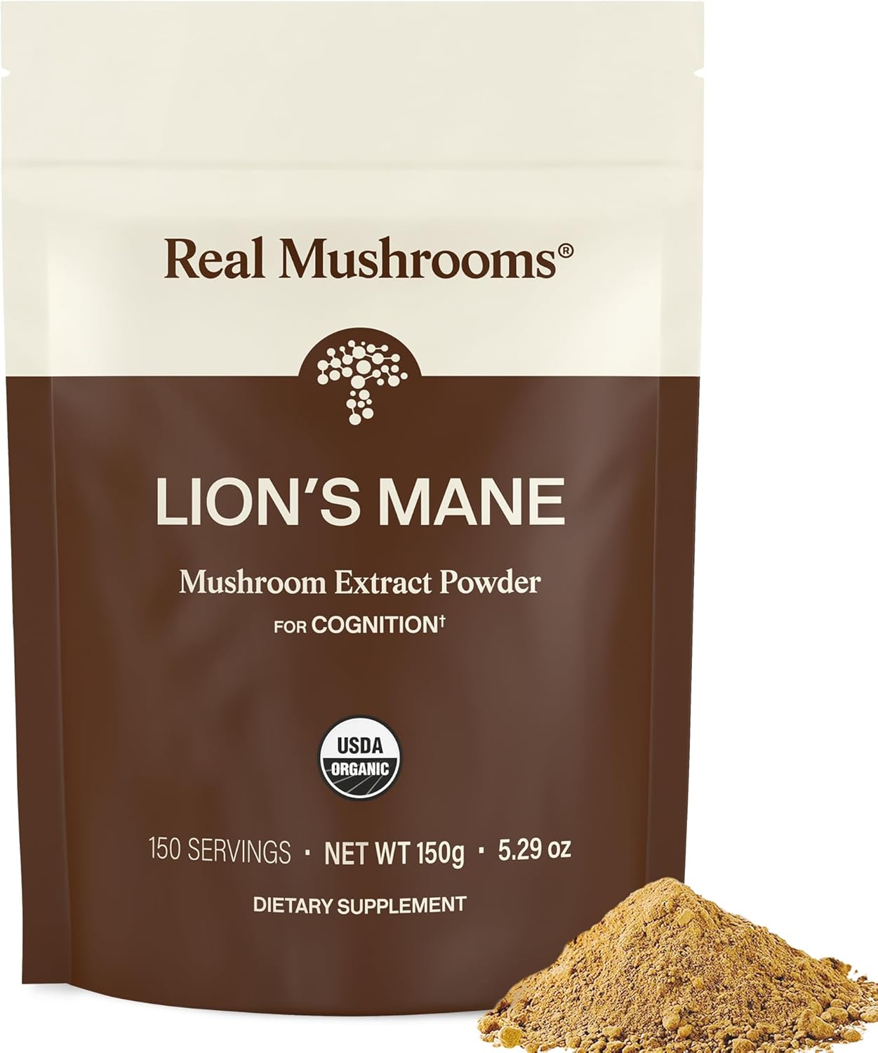 Real Mushrooms Lion's Mane Supplement Powder
