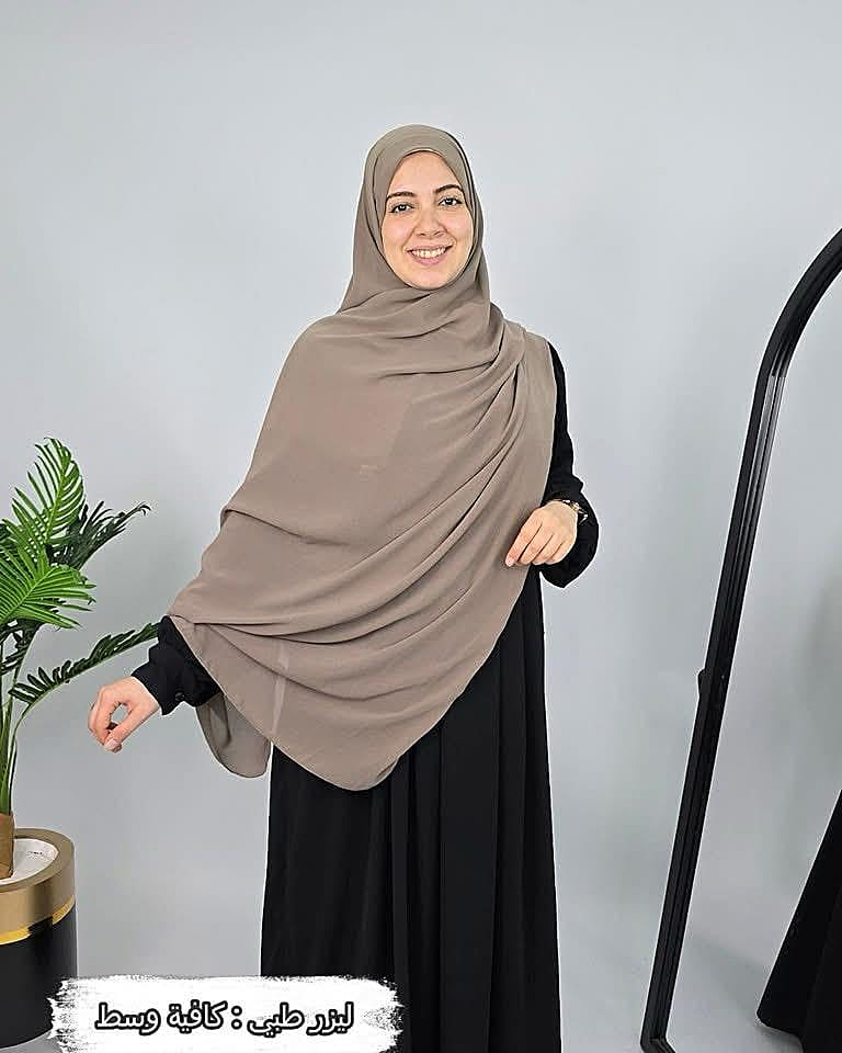 خمار ماليزي ناعم قماش جورجيت