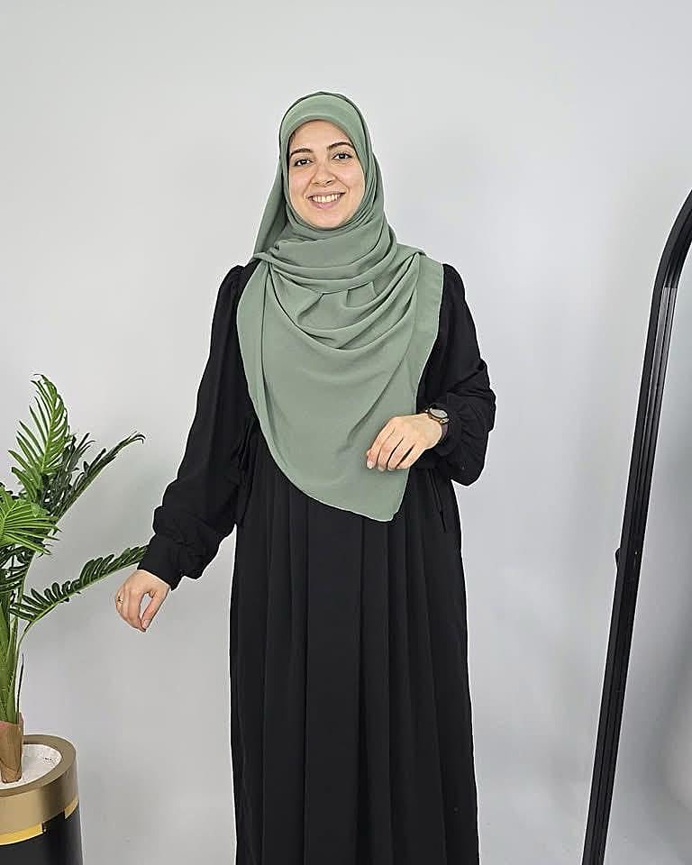 خمار ماليزي ناعم قماش جورجيت