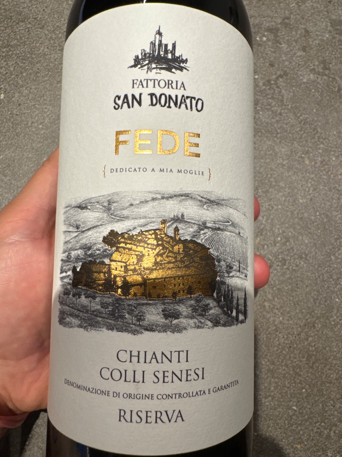 Chianti Colli Sensi DOCG Riserva Fede