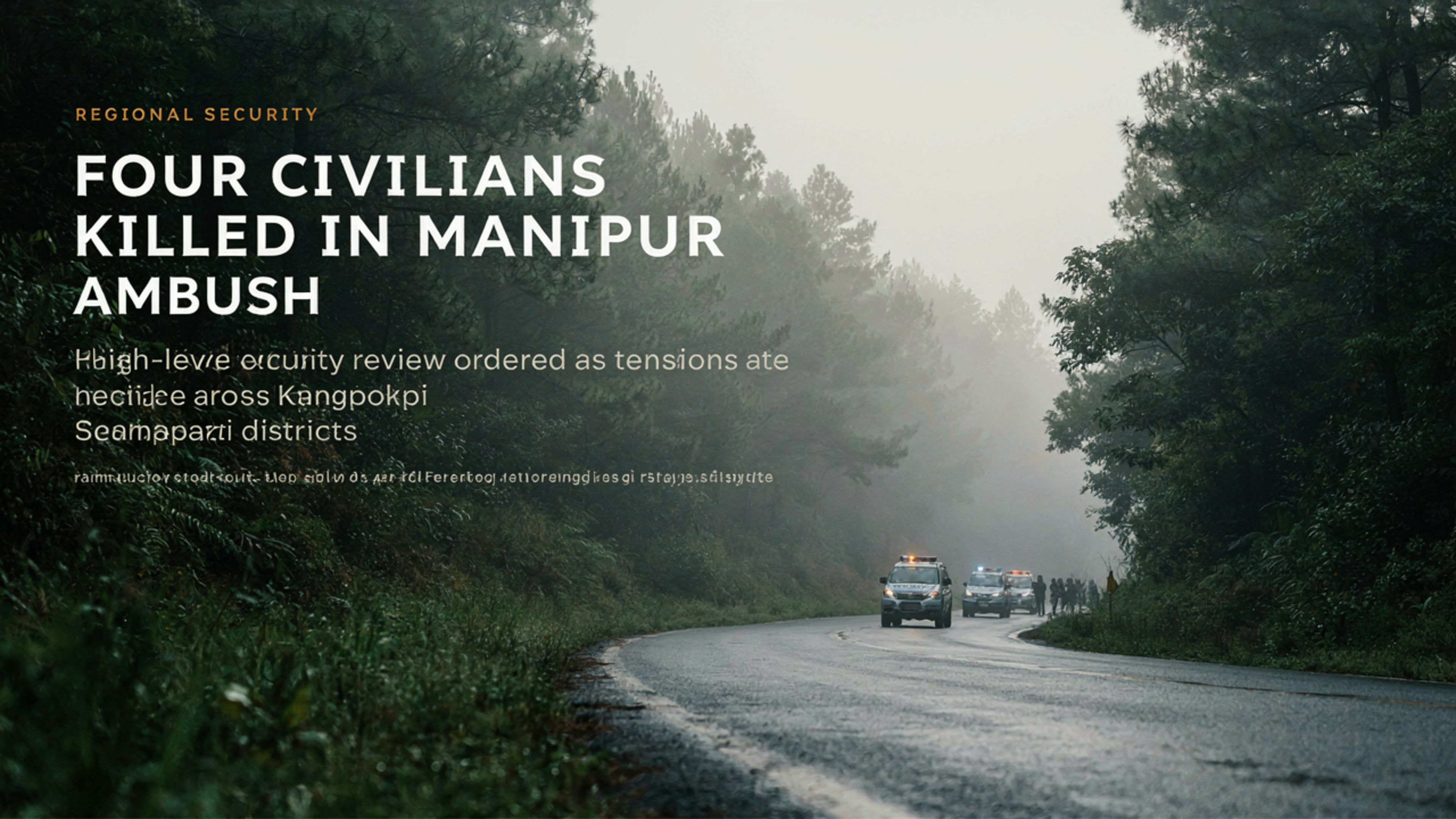 Bodies of four Naga civilians killed in Manipur ambush retrieved a day after attack