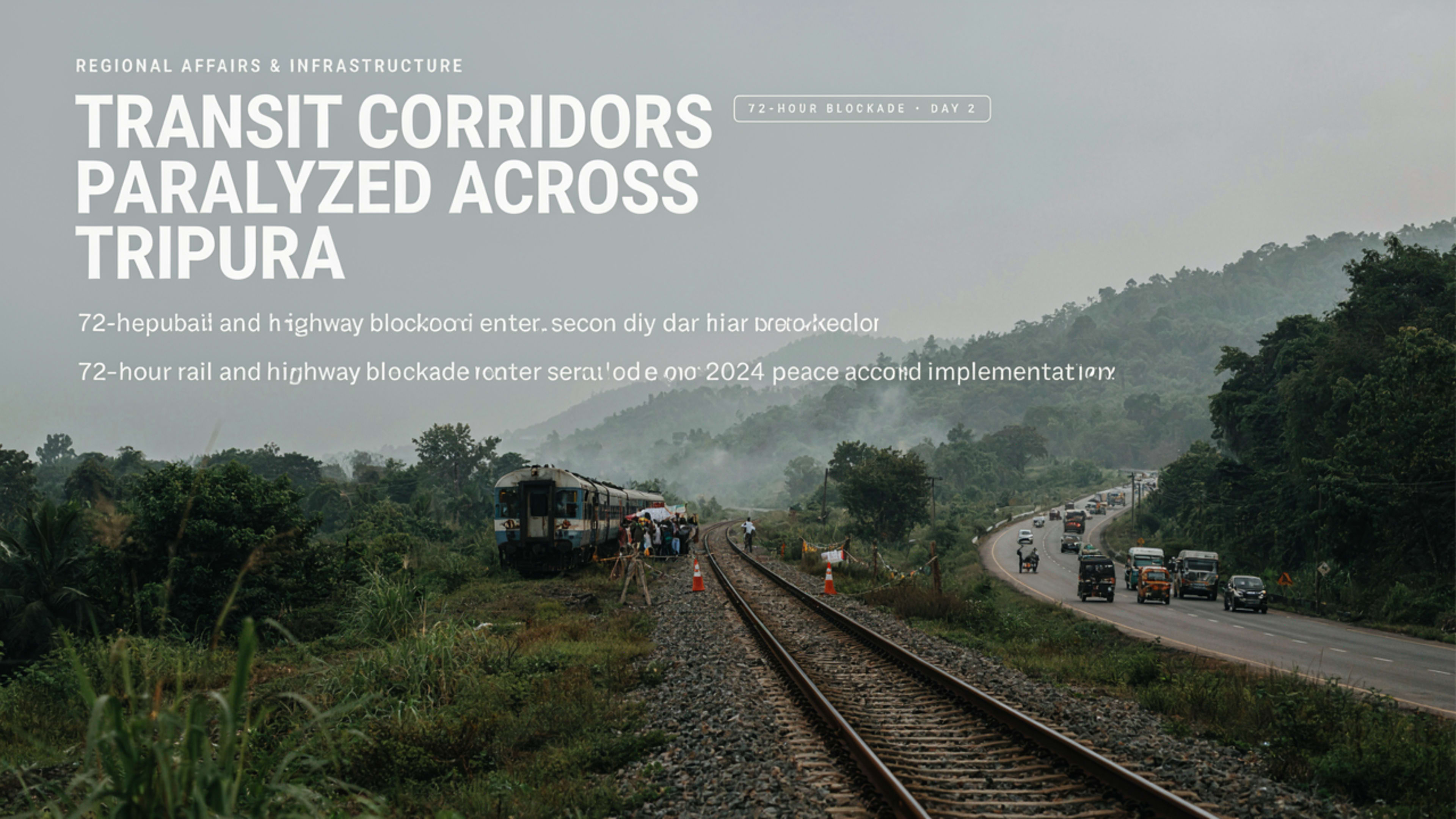 Surrendered Militants' Blockade Disrupts Rail, Road Traffic in Tripura