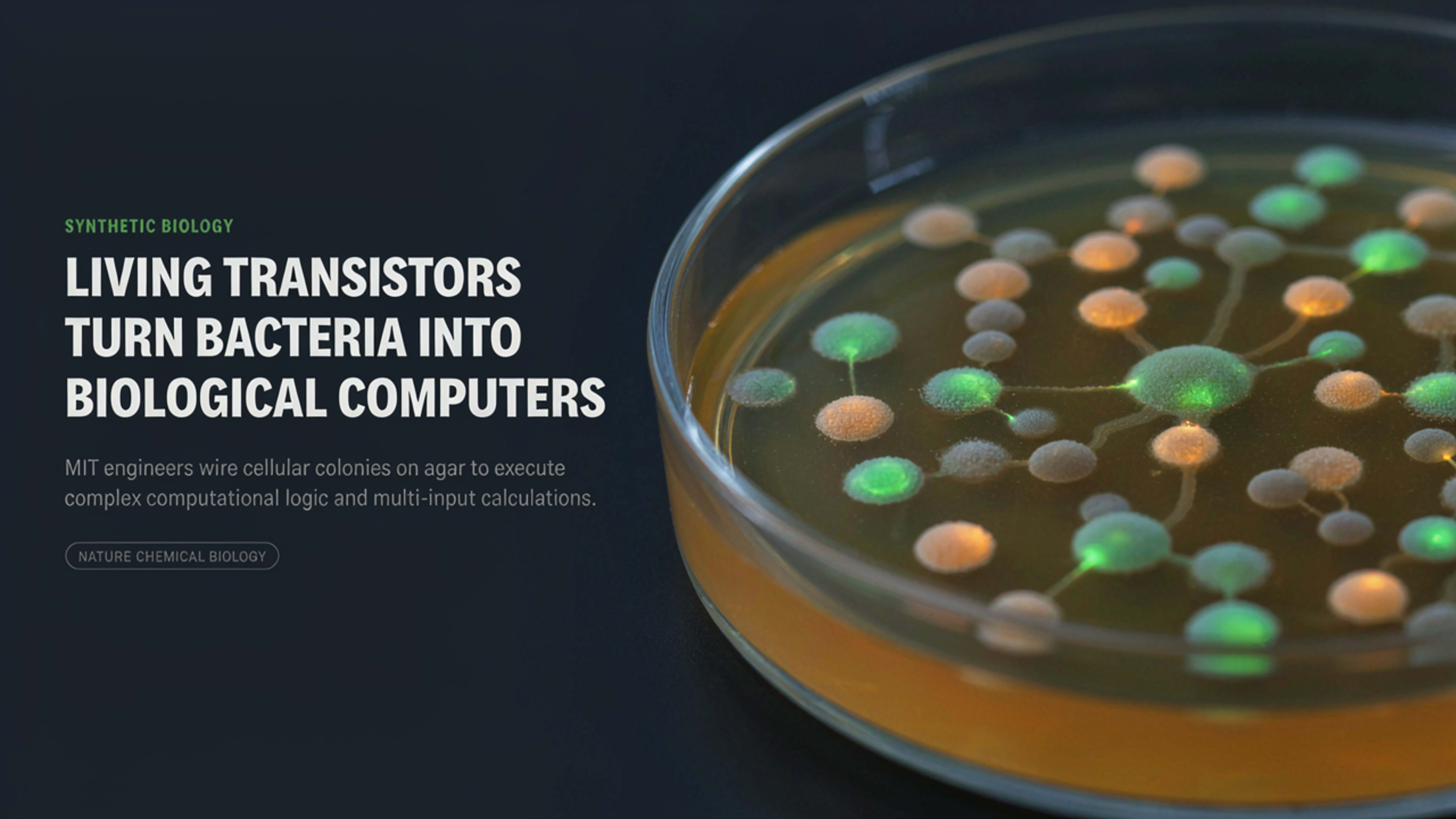 MIT Engineers Build Living Circuit Boards From Engineered Bacteria