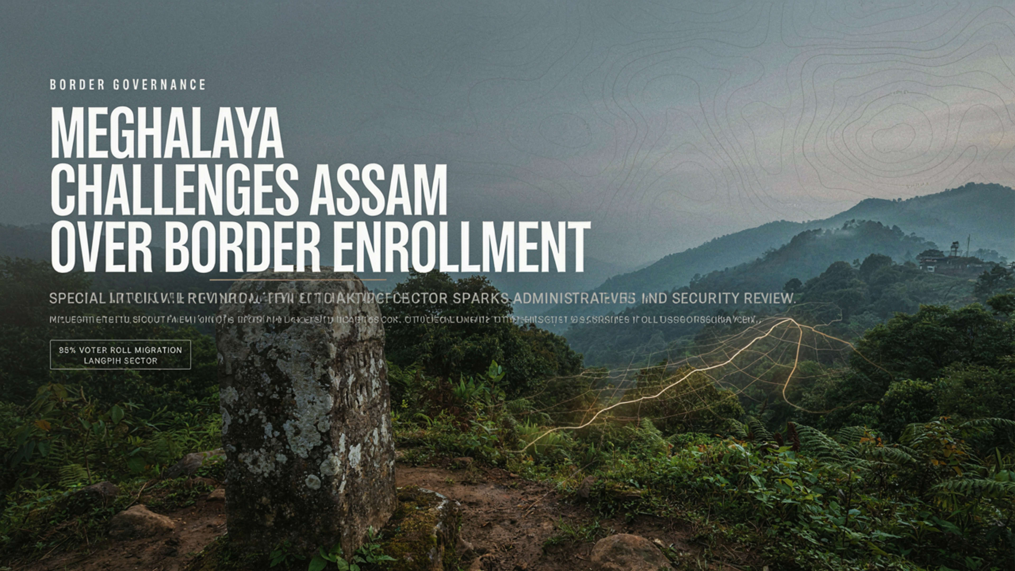 Meghalaya to Raise Alleged Assam SIR Enrolment Attempts with Neighbouring State