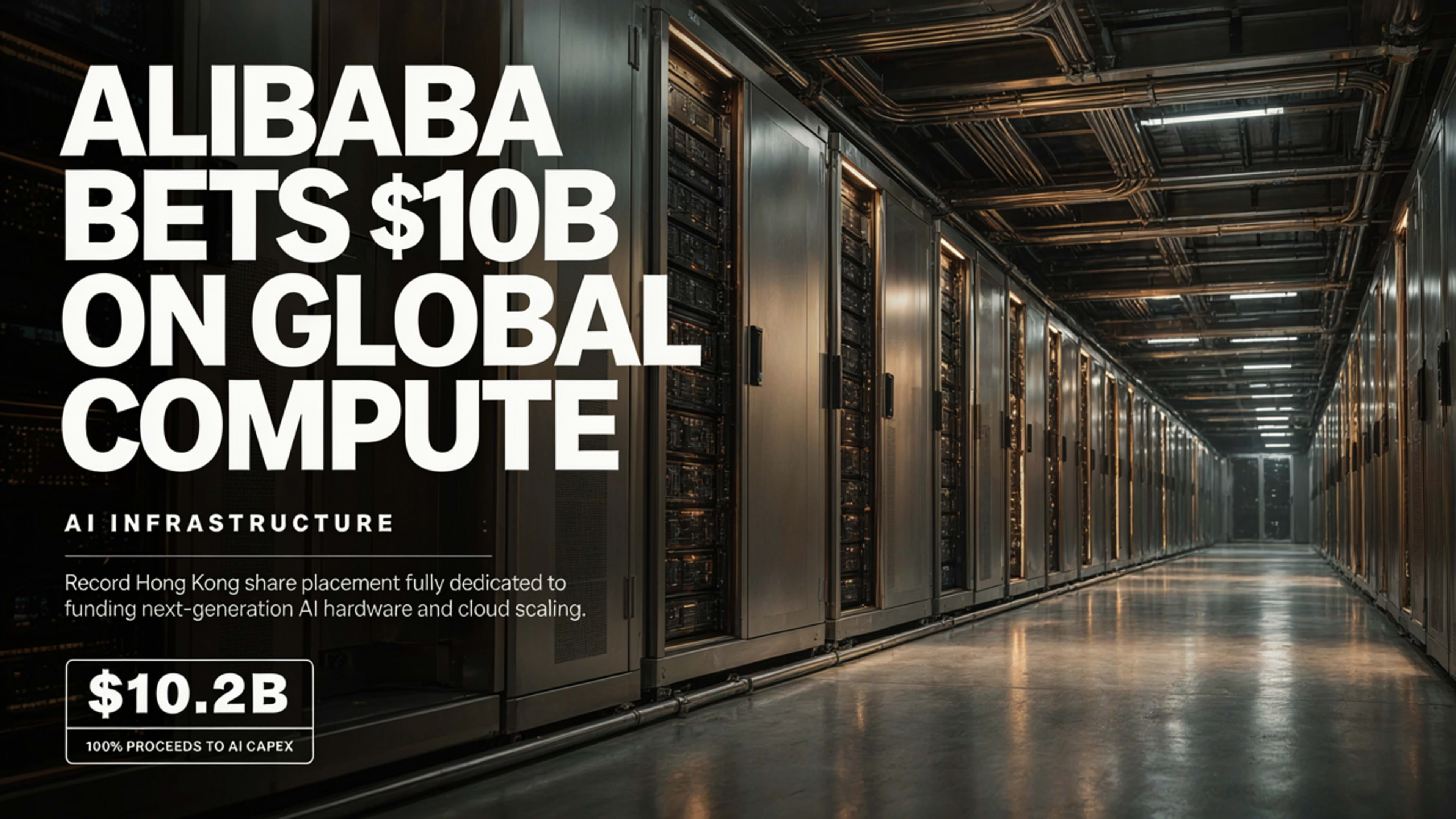 Alibaba Raises Record $10.2bn in Hong Kong to Fund AI Buildout as Net Profit Drops 75%