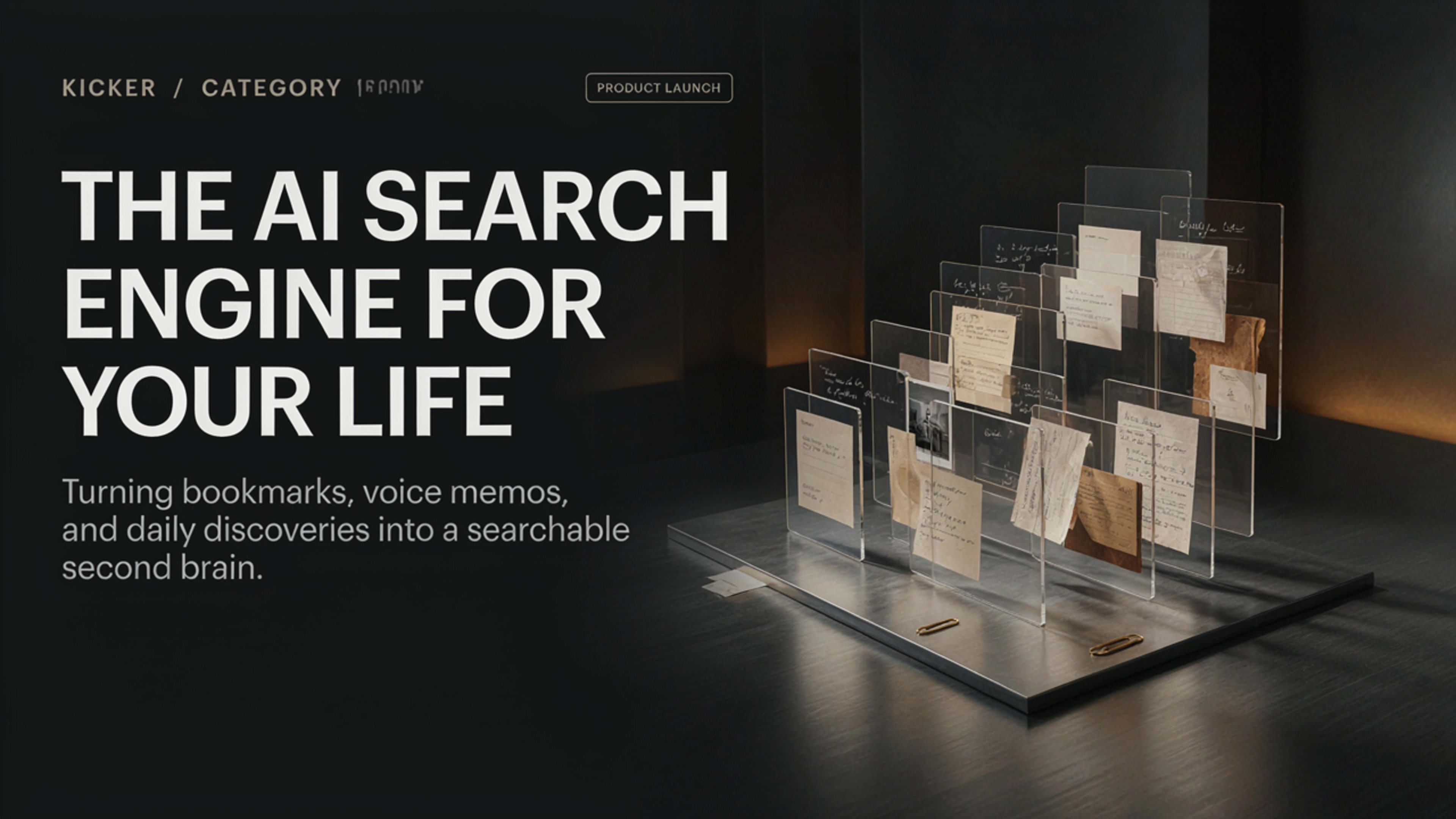Recall 9: A Personal Search Engine for the Things You Save