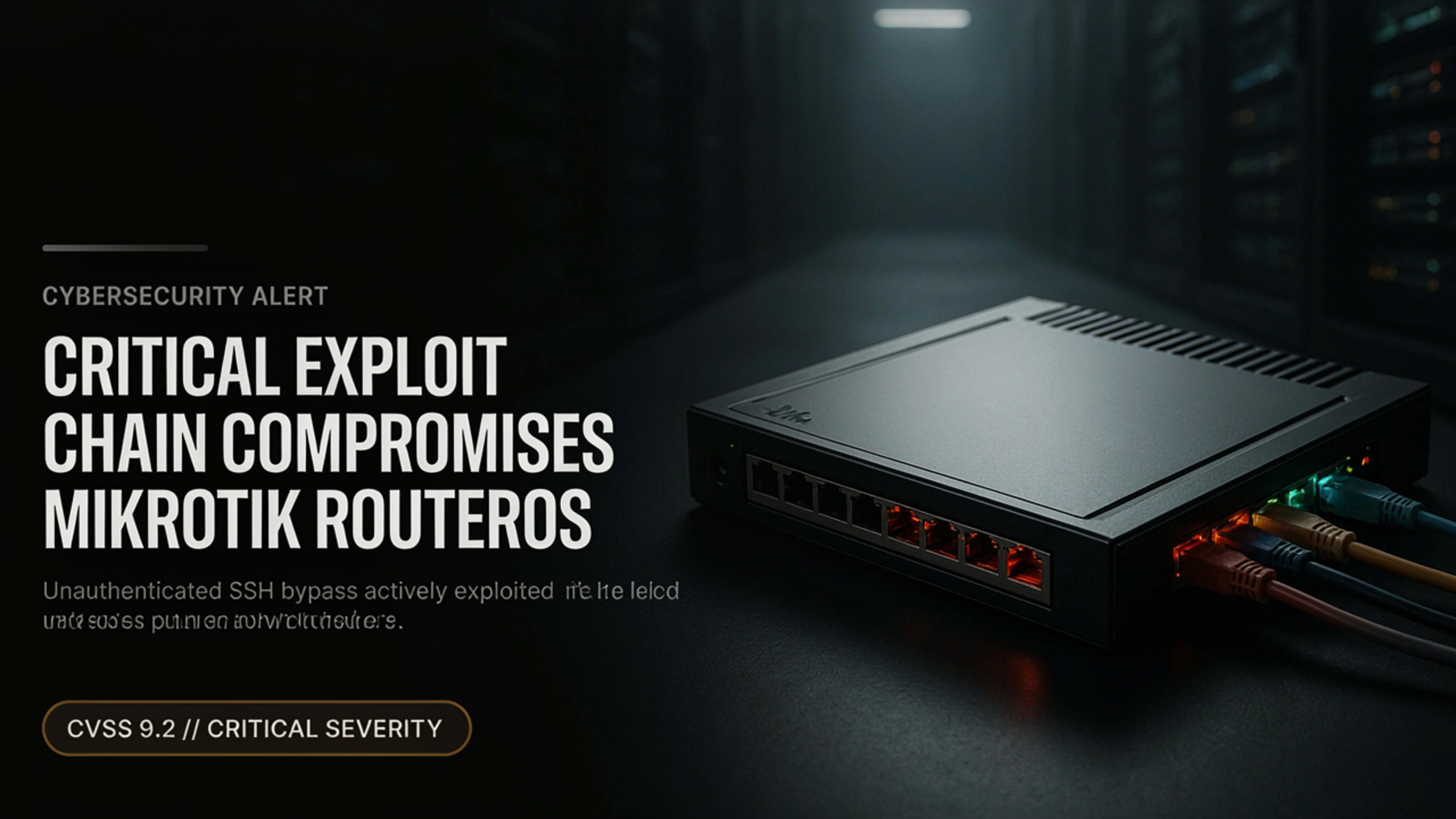MikroTik RouterOS Vulnerabilities Under Active Exploitation, Patch Immediately