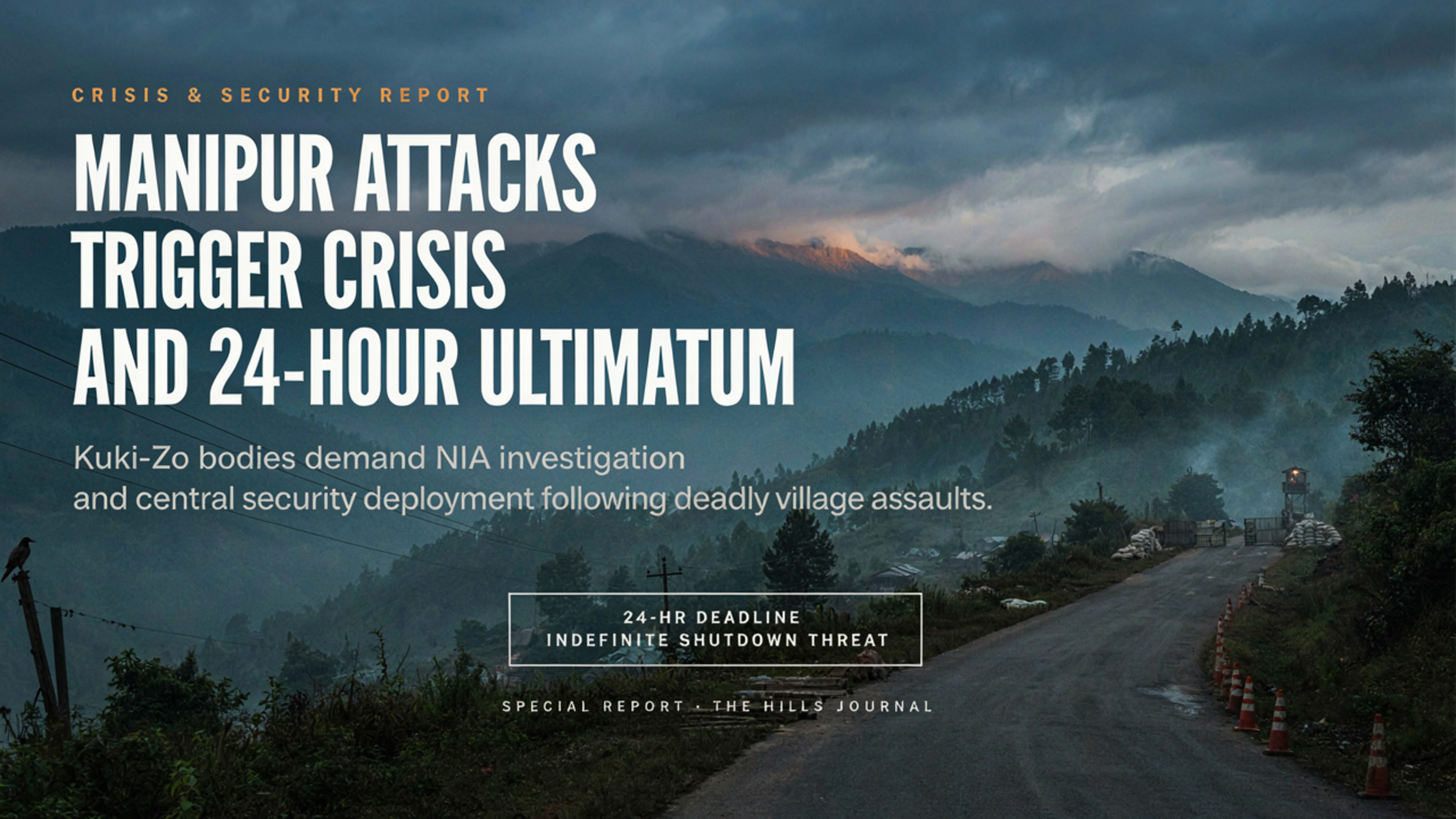 Kuki-Zo Community Bodies Issue 24-Hour Ultimatum After Manipur Killings, Threaten Indefinite Shutdown
