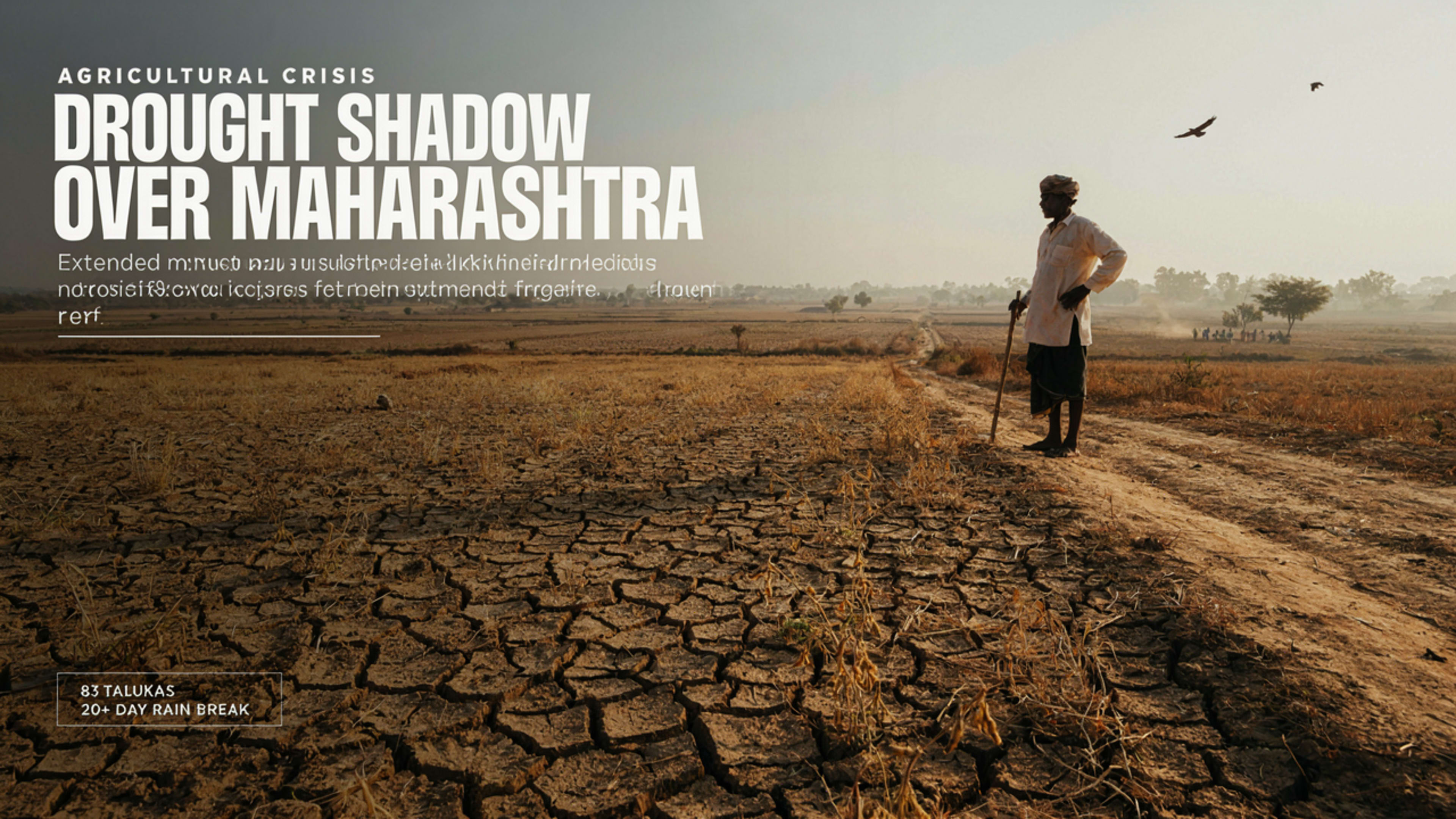 Maharashtra Farmers Protest Drought Conditions, Demand Government Relief as Monsoon Fails