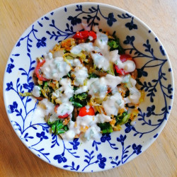 Veggie Bowl with Tangy Coriander Dressing Thumbnail