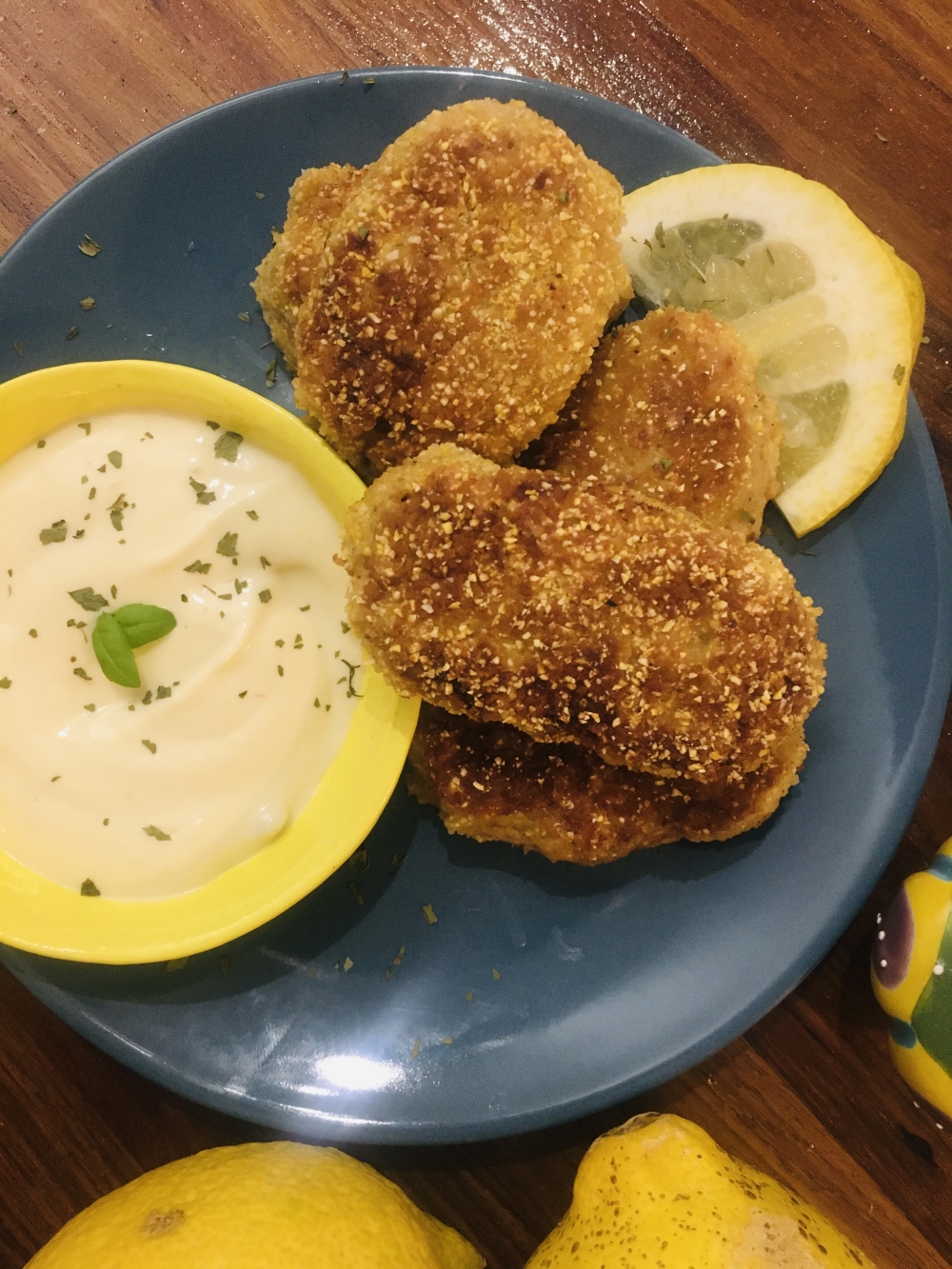 Crispy Tuna Fish Cakes with Tangy Dressing Thumbnail