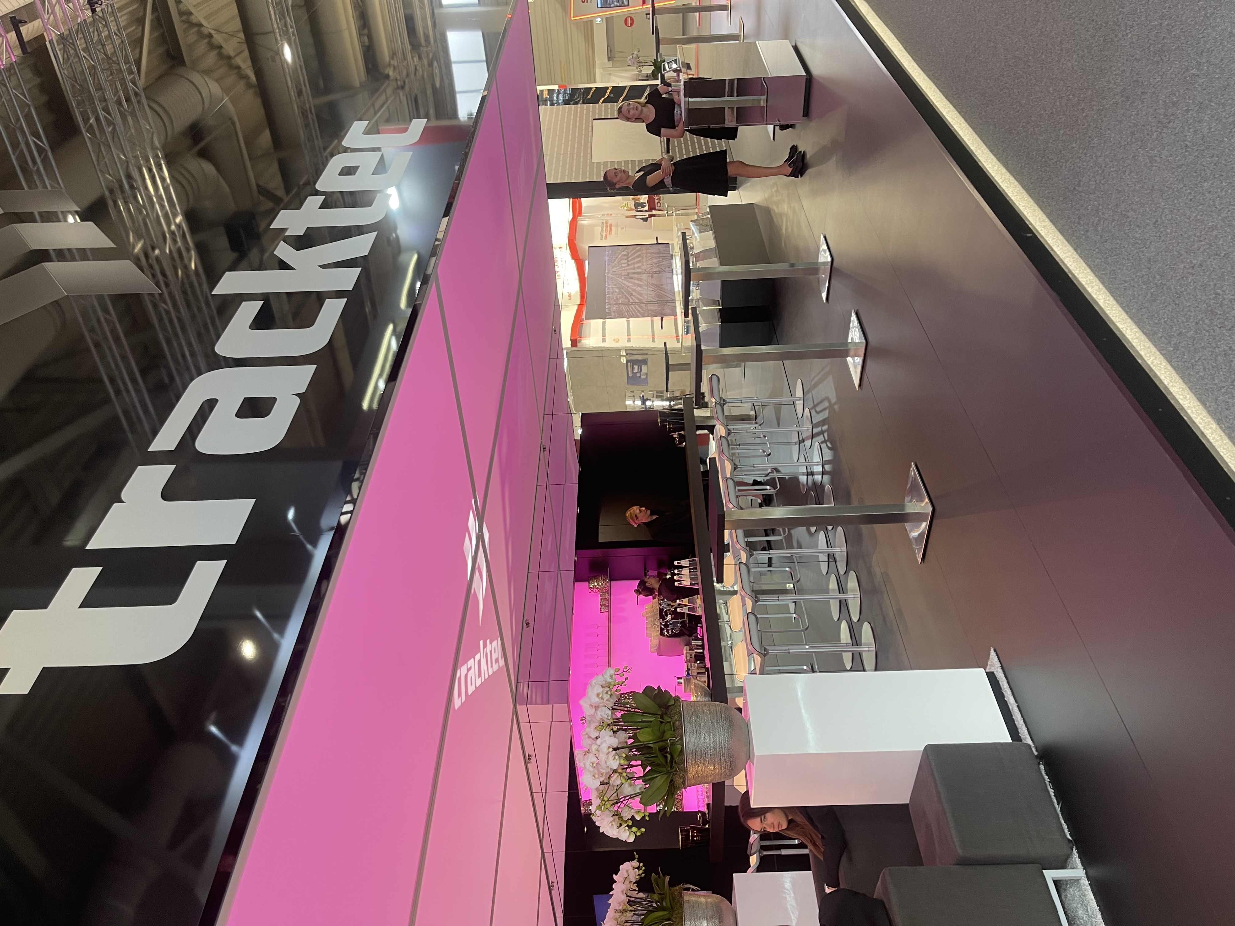 Cocktail- und Kaffeecatering von moving bars für TrackTec auf der InnoTrans in der Messe Berlin