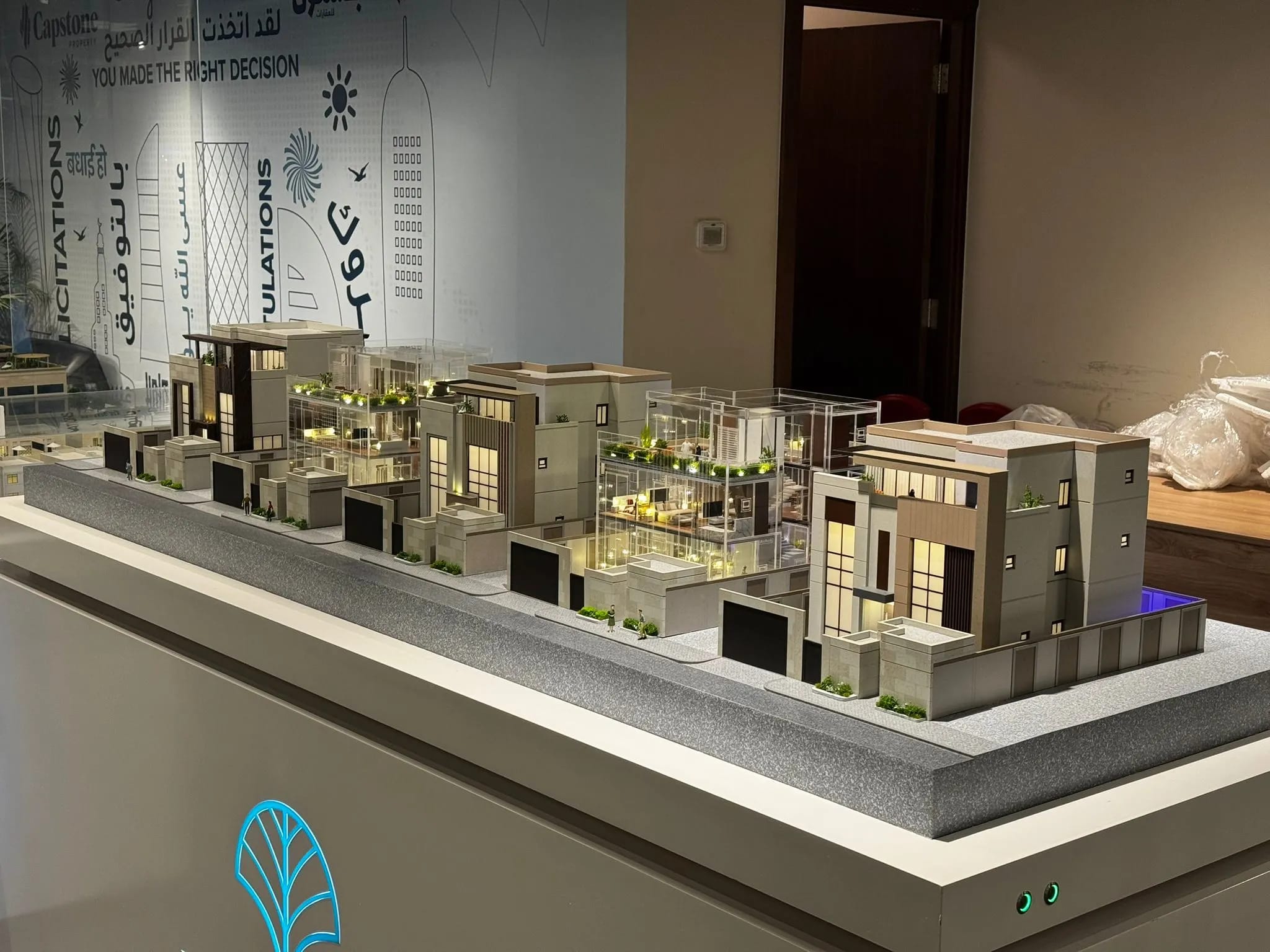 Massive urban planning 3d maquette in qatar for exhibition