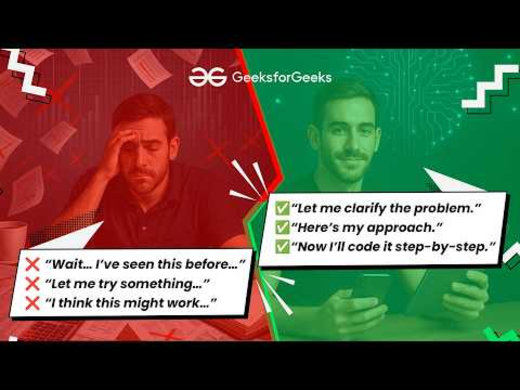 Tech Mock Interview on GeeksforGeeks Connect | Practice for Coding Interview Rounds