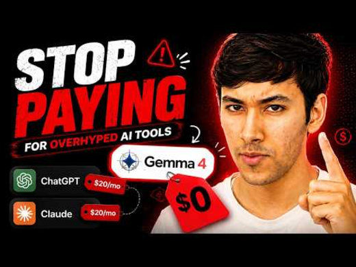 This FREE AI Tool Just Beat Claude & ChatGPT! Google Gemma 4 | Google Gemma 4 Explained