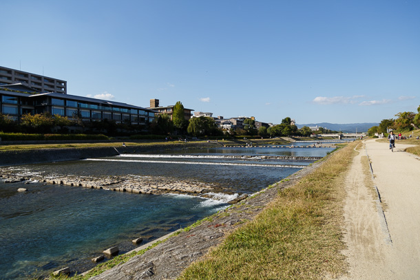 Kamo River stepping stones