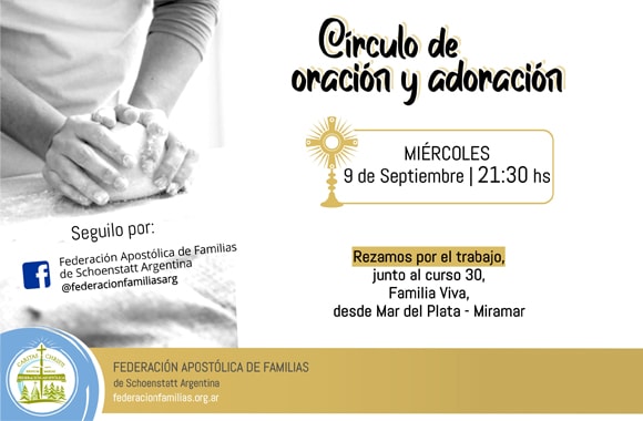 9 de Setiembre: Círculo de Oración y Adoración