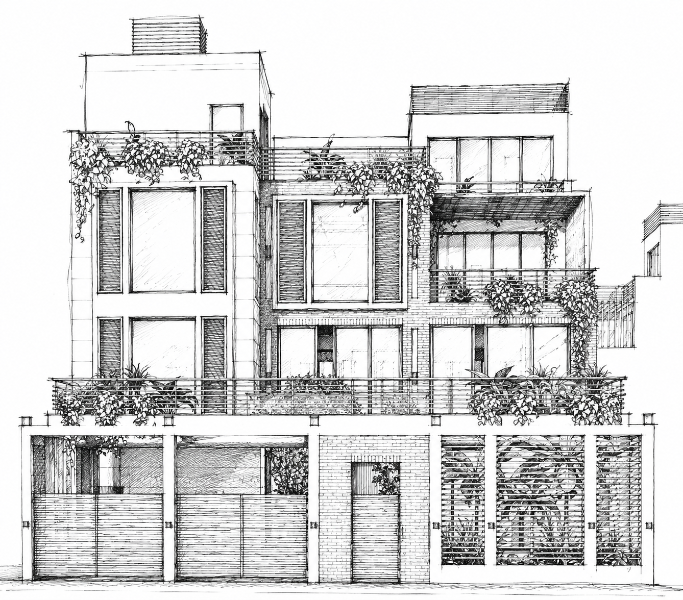 The Green Brick Residence