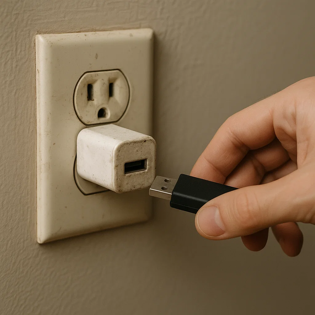 Pendrive na Tomada