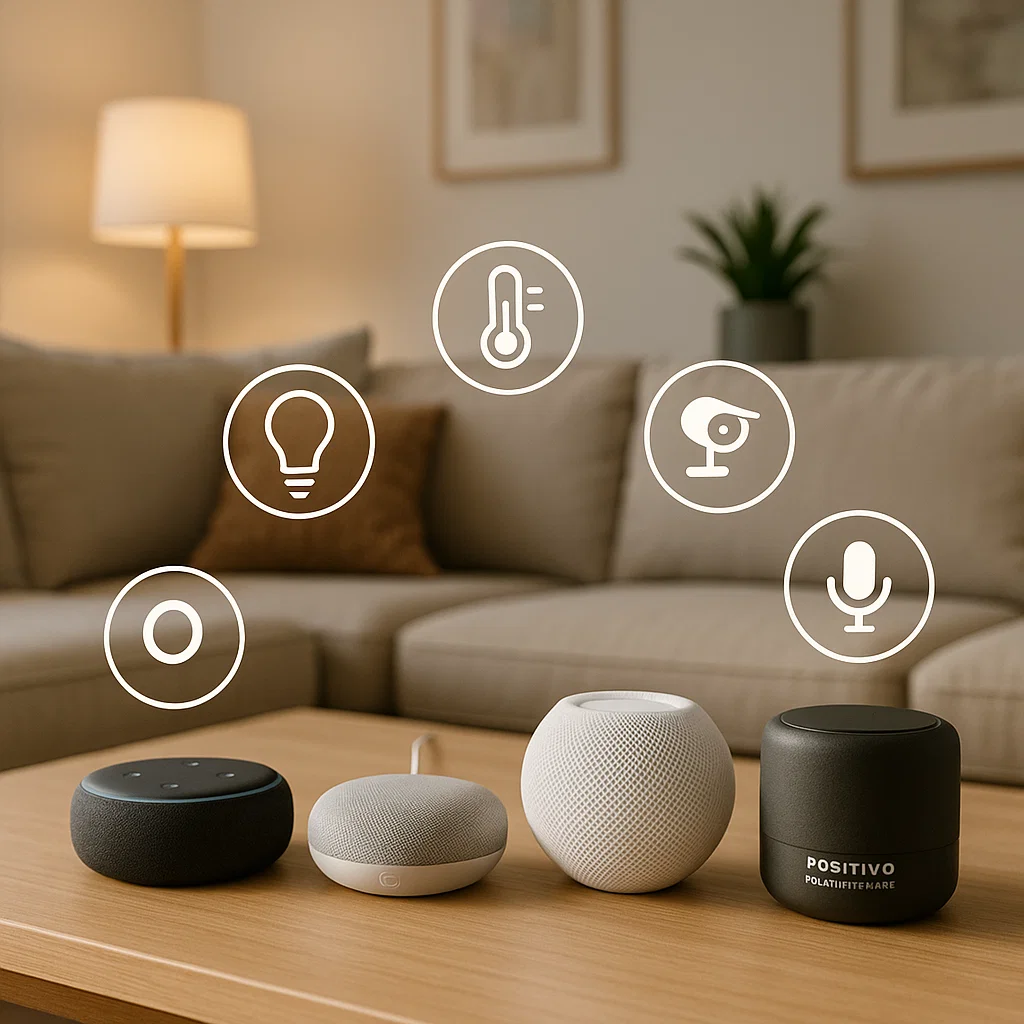 Assistentes de Voz na Smart Home: Comparativo entre Alexa, Google, Apple e Positivo