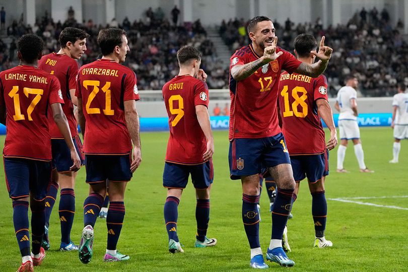 Info Main Bola Man of the Match Siprus vs Spanyol: Joselu