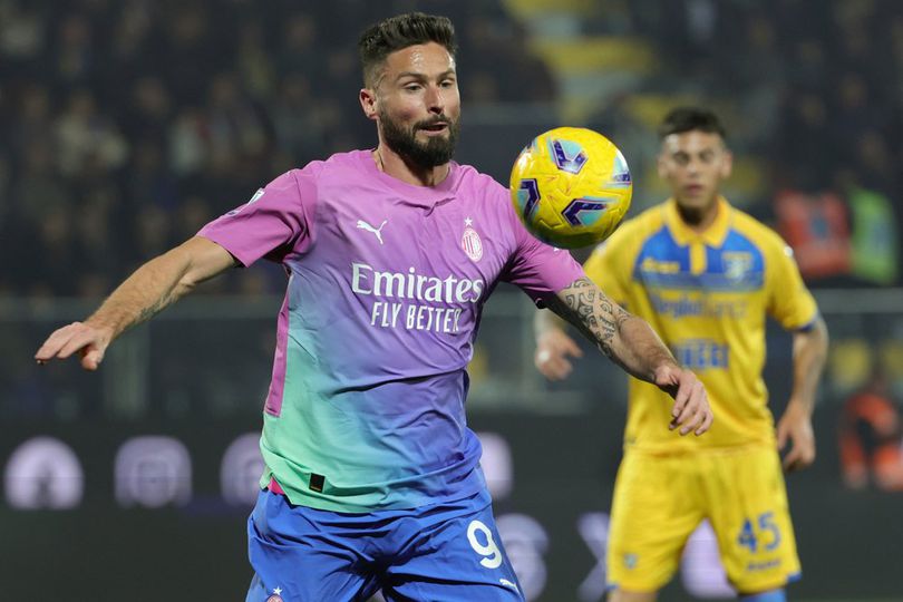 Info Main Bola Man of the Match Frosinone vs AC Milan: Olivier Giroud