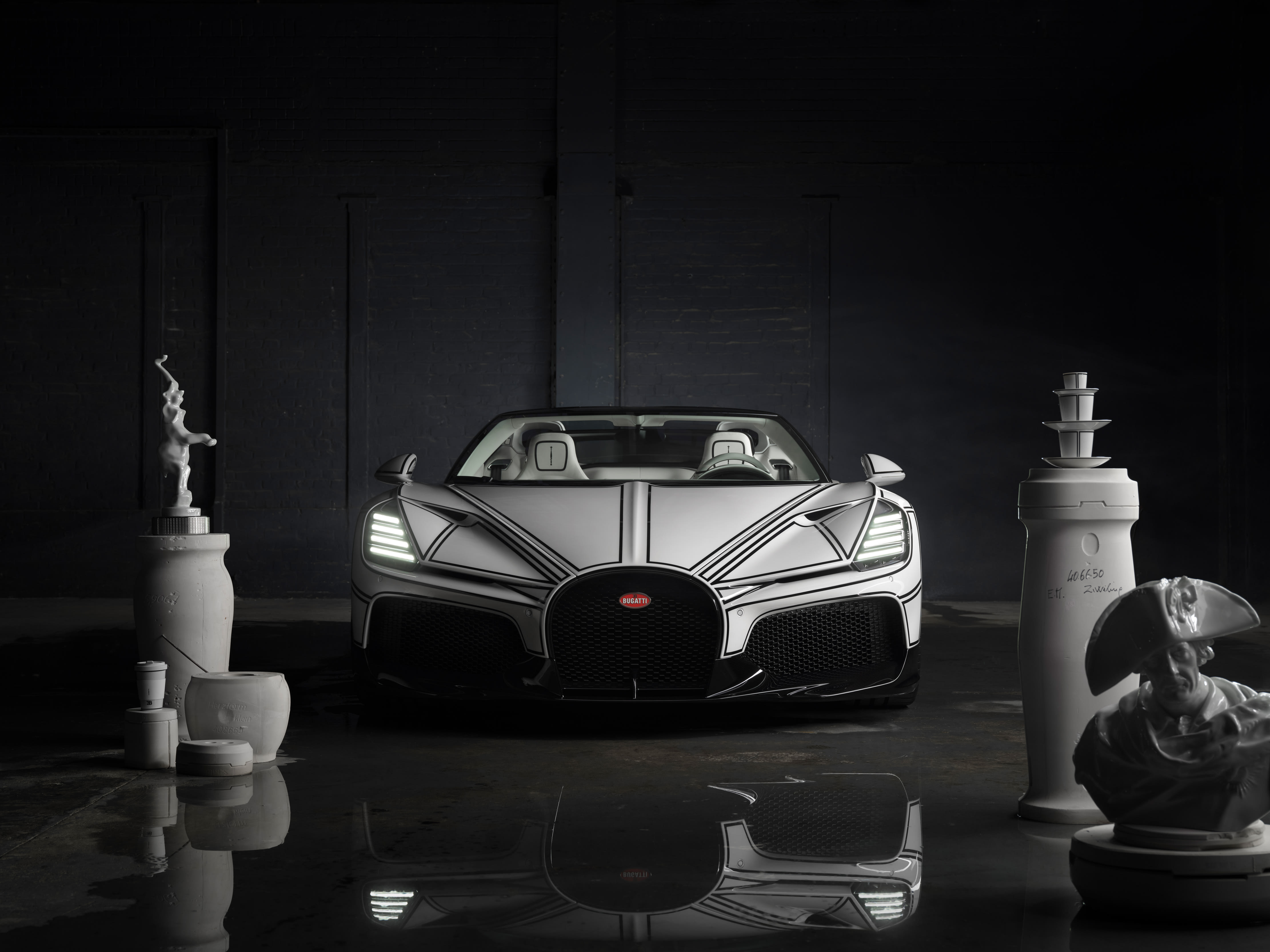 Bugatti W16 Mistral Blanc Éternel: a one-off, porcelain-trimmed farewell to the W16