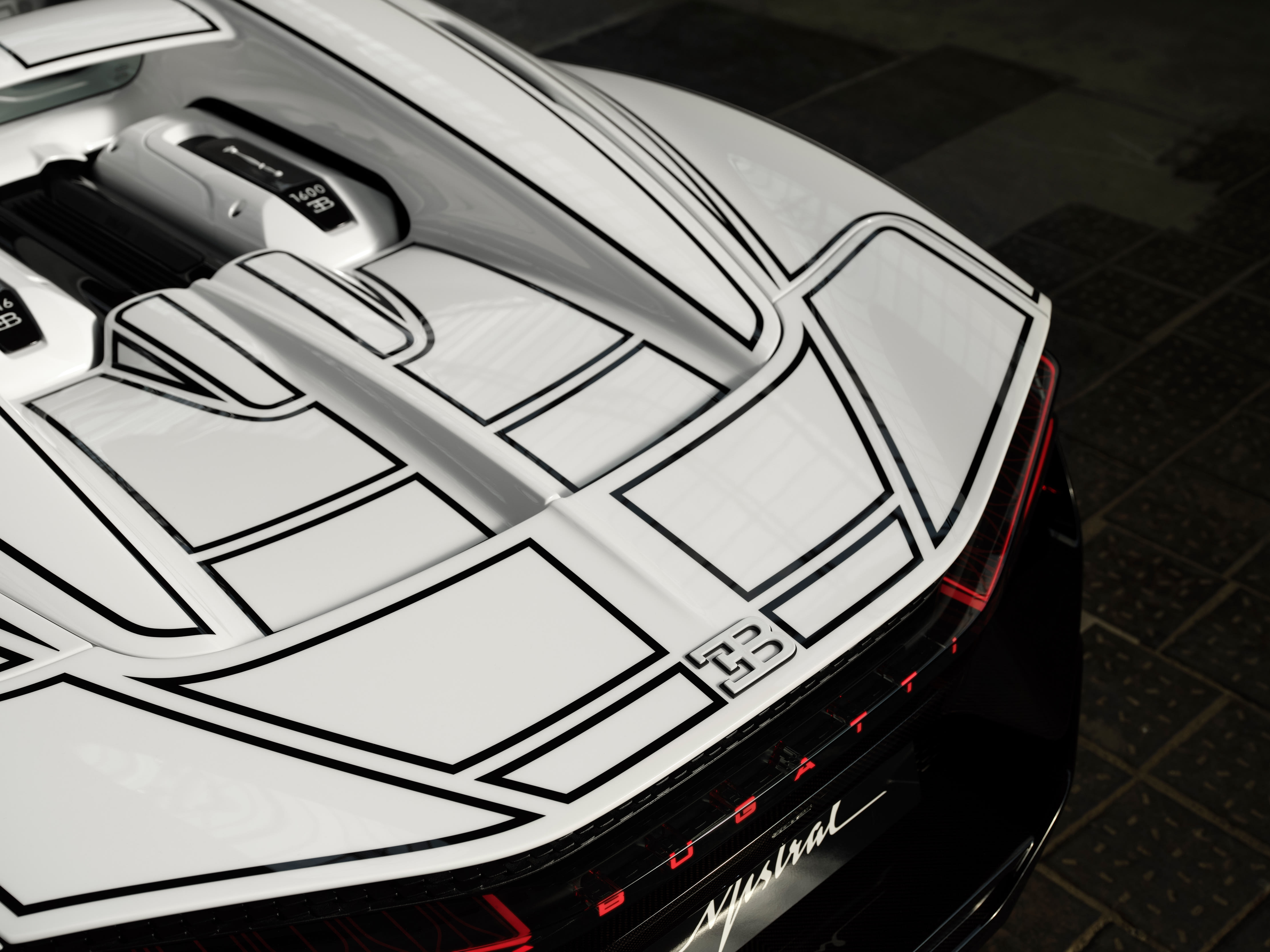 Bugatti W16 Mistral Blanc Éternel: a one-off, porcelain-trimmed farewell to the W16 - photo 9