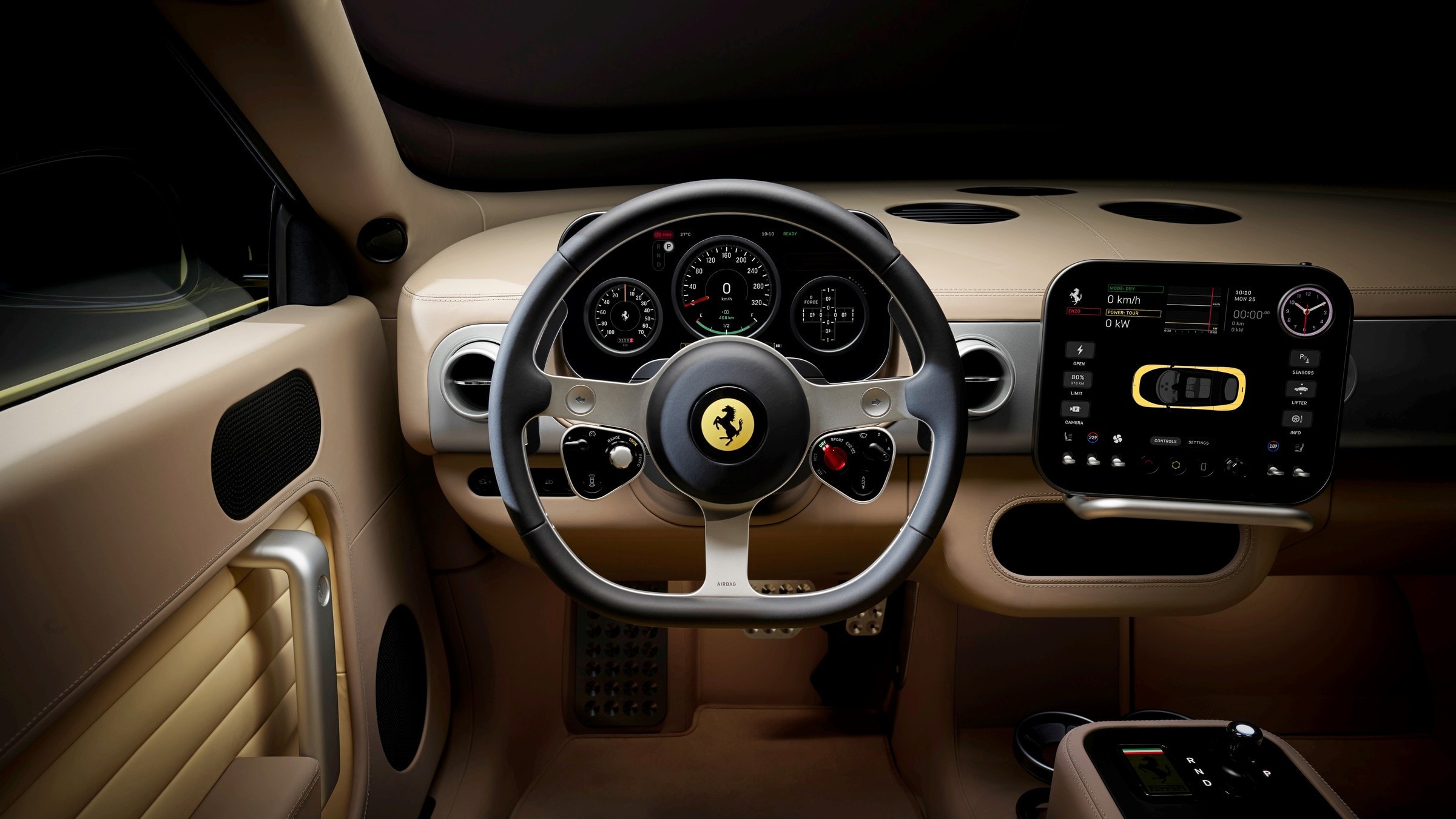 Ferrari Luce: First Electric Ferrari  - 4 Motors, 1,050 hp, Design by Jony Ive - photo 9