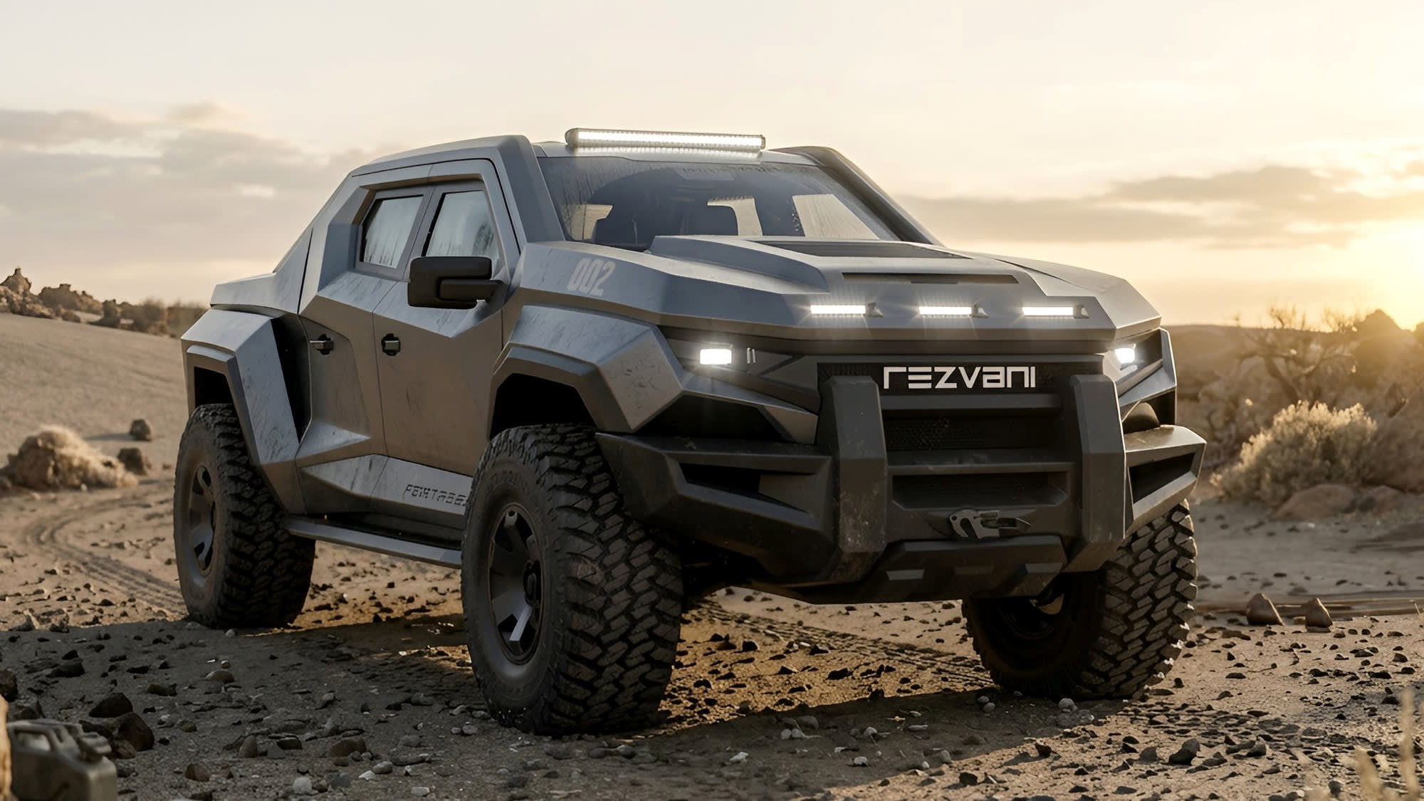 Rezvani Fortress Turns the Ford F-150 Raptor into an Armored Bunker — photo 6