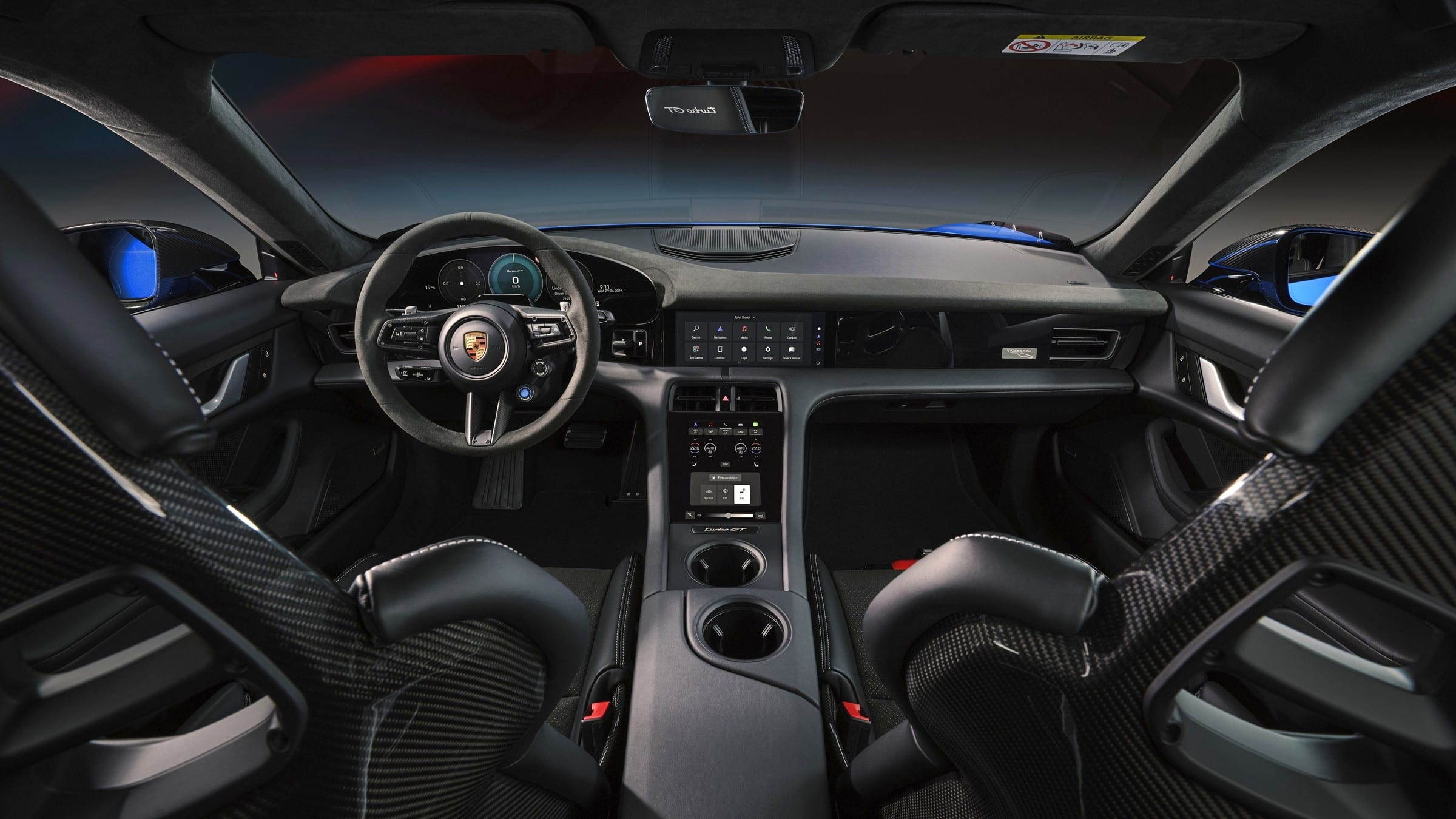 Porsche Taycan 2027: E-Shift simulates eight gears via paddles, NACS becomes standard - photo 9