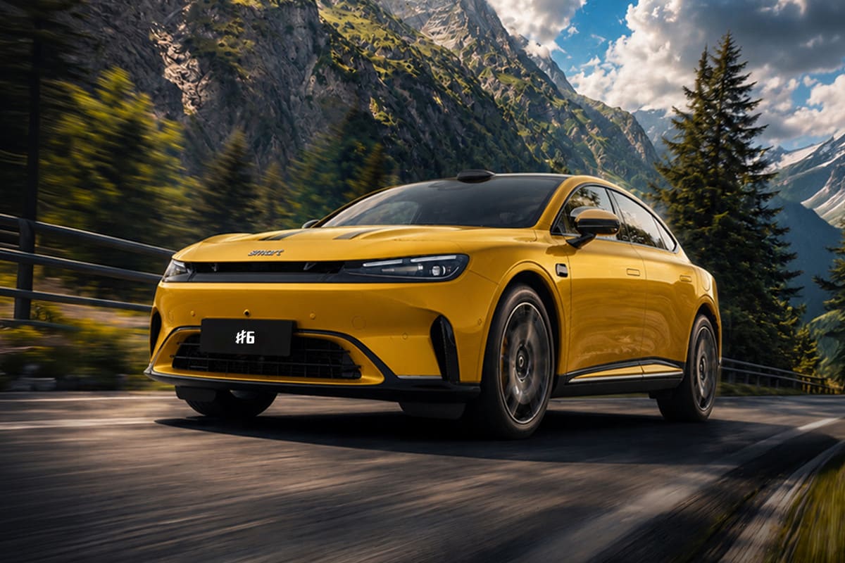 smart #6 goes on sale in China: a 435 hp PHEV fastback from 179,900 yuan ($25,100)